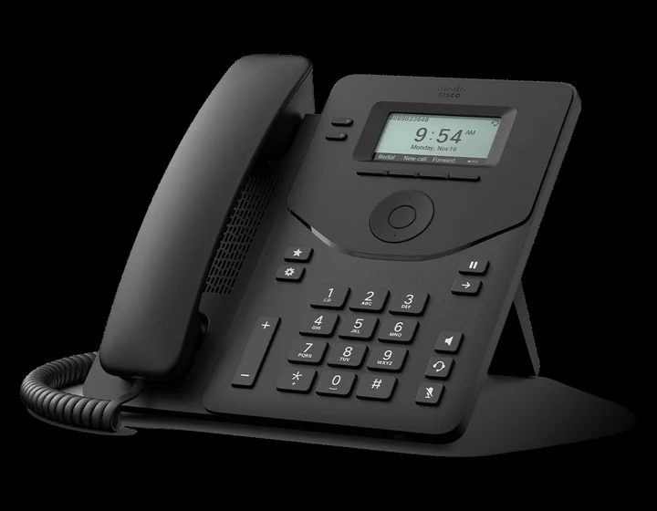 Cisco Desk Phone 9811, front view