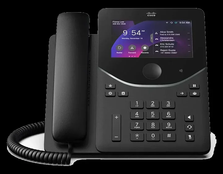 Cisco Desk Phone 9871 touchscreen handset from the 9800 range