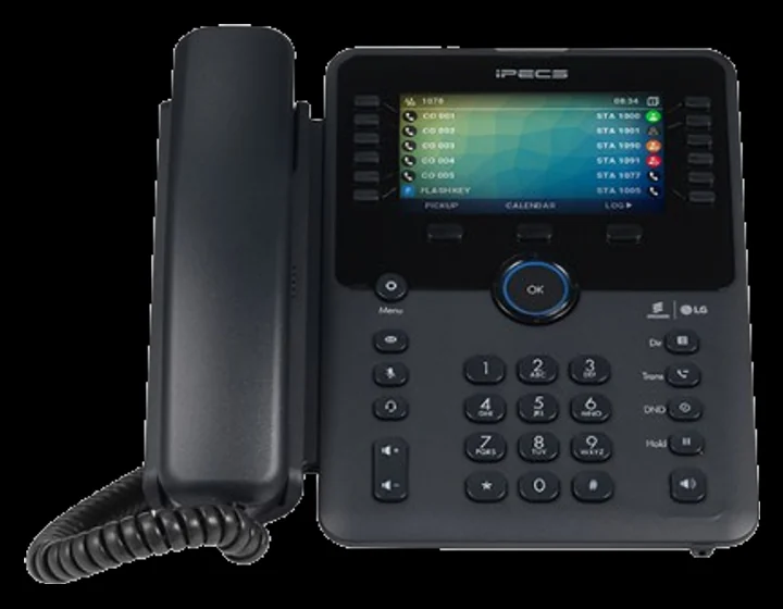 iPECS 1050i desk phone, front view