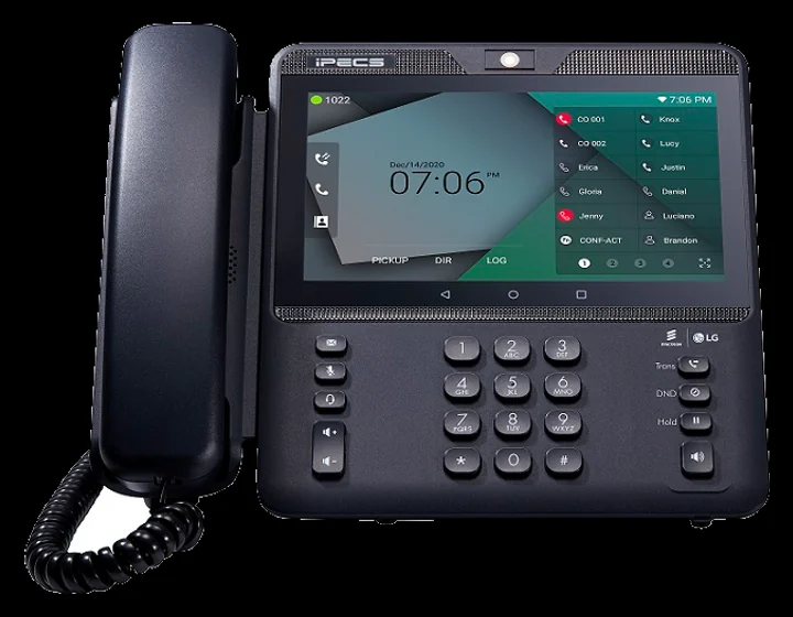 LG iPECS 1080i touchscreen desk phone from the iPECS 1000i range